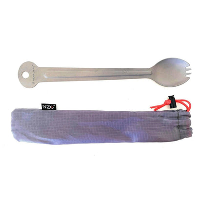 Titanium Long-Handled Spork